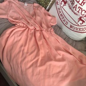🌼🌼2 for $15🌼🌼XL peach short sleeve dress